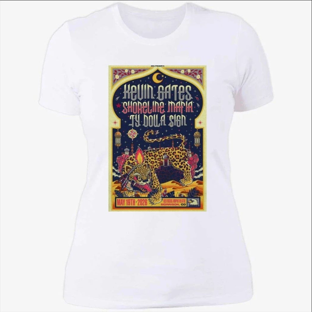 Kevin Gates Red Rocks May 19 2026 Tour Shirt