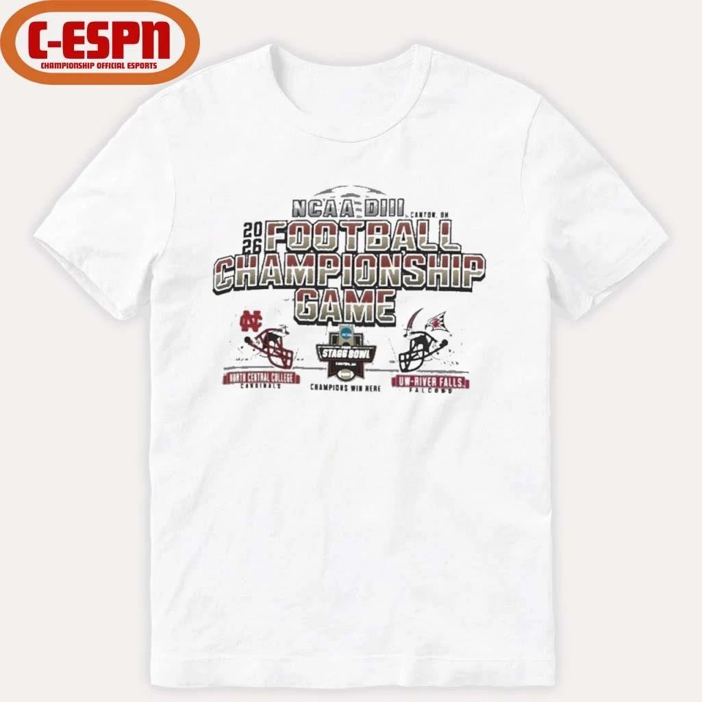 DIII Football Championship Game Shirt North Central College Vs UW-River Falls
