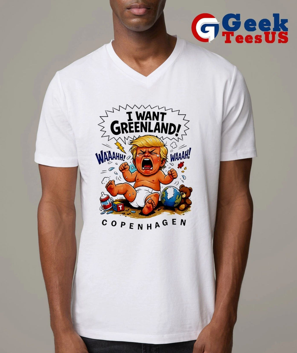 Donald Trump I Want Greenland Copenhagen Baby shirt