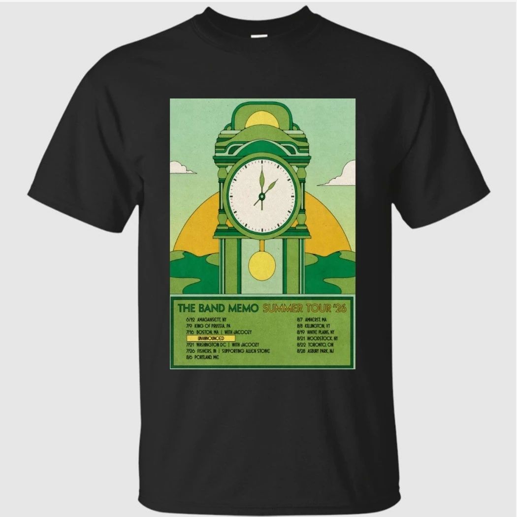 The Band Memo Summer 2026 Tour Poster Shirt