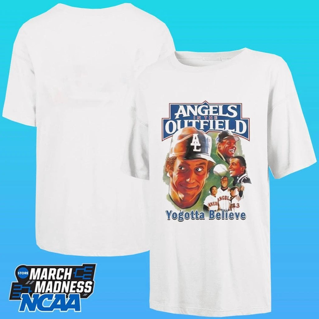 Angels In The Outfield Yogotta Believe Shirt