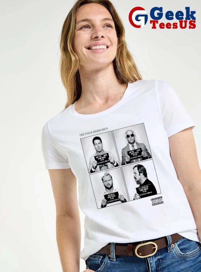 Four Horsemen Ric Flair Tully Blanchard Arn Anderson Ole Anderson Mugshot shirt