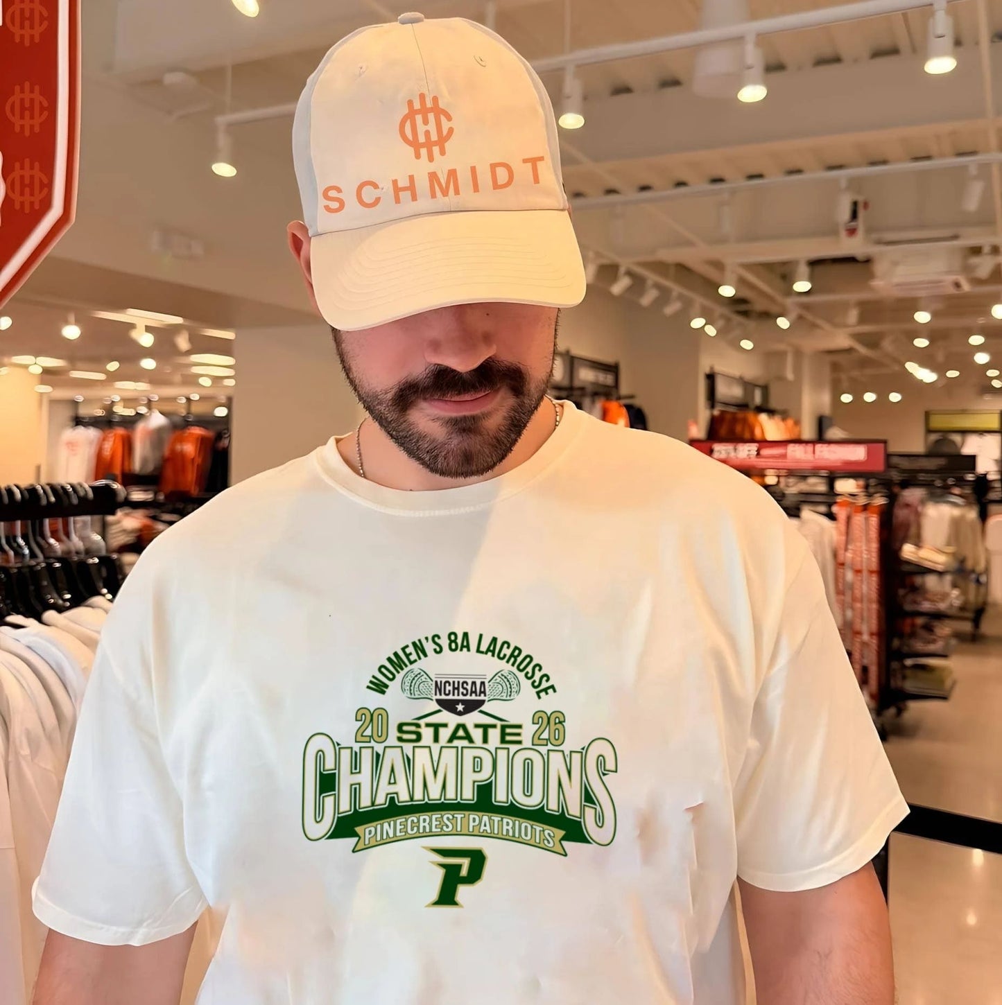 Pinecrest Patriots 2026 NCHSAA Women’s 8A Lacrosse Champions shirt