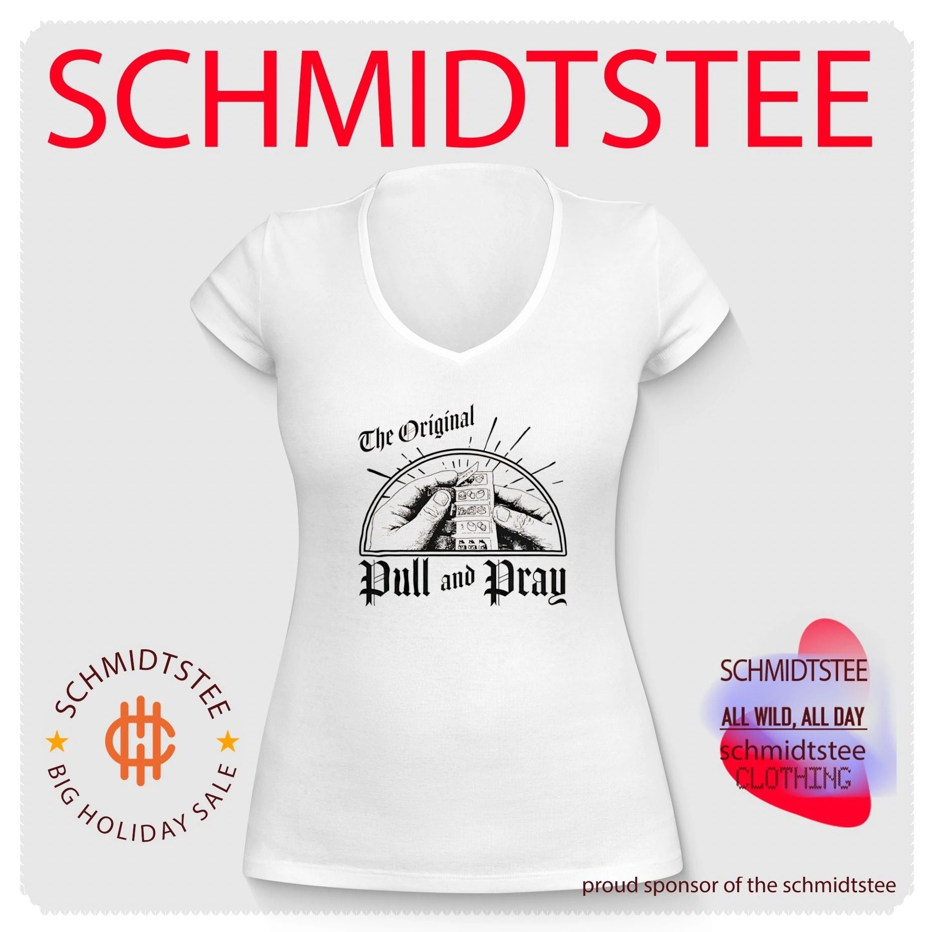 The Original Pull and Pray the pull tabs shirt