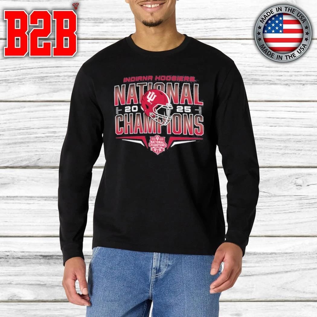 Indiana Hoosiers Champion College Football Playoff 2025 National Champions Schedule Shirt