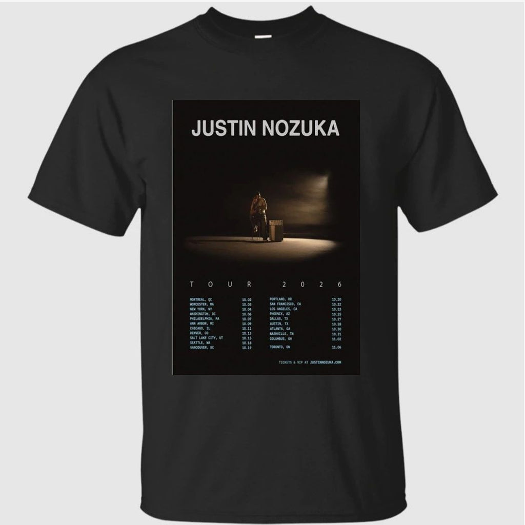 Justin Nozuka Tour Oct 2026 Poster Shirt