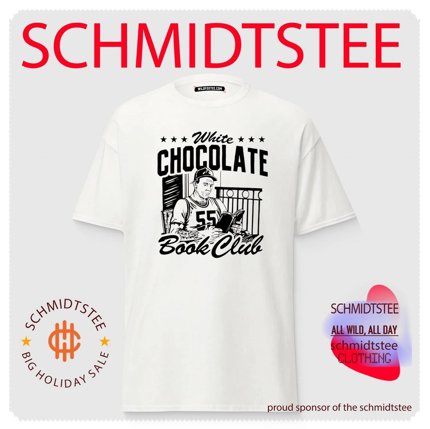 White Chocolate Book Club no 55 shirt