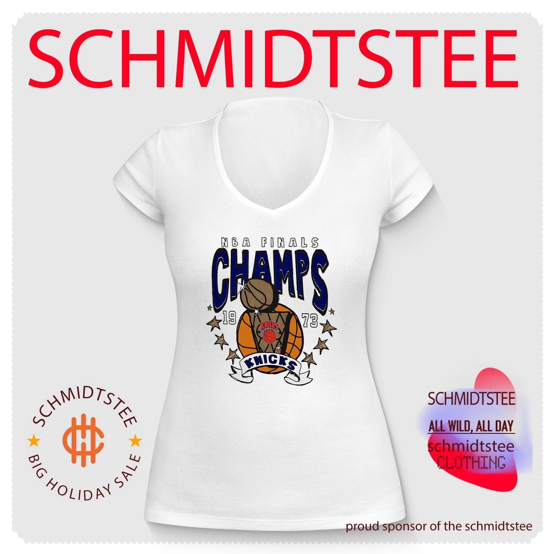 New York Knicks NBA Final Champs 1973 graphic shirt