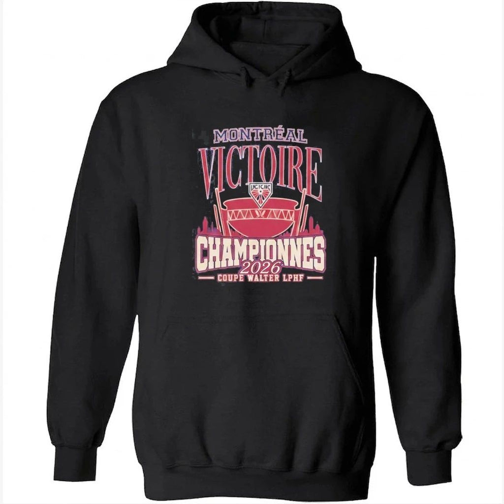 Adult Montreal Victoire Royalty Champions Locker Room 2026 T-Shirt