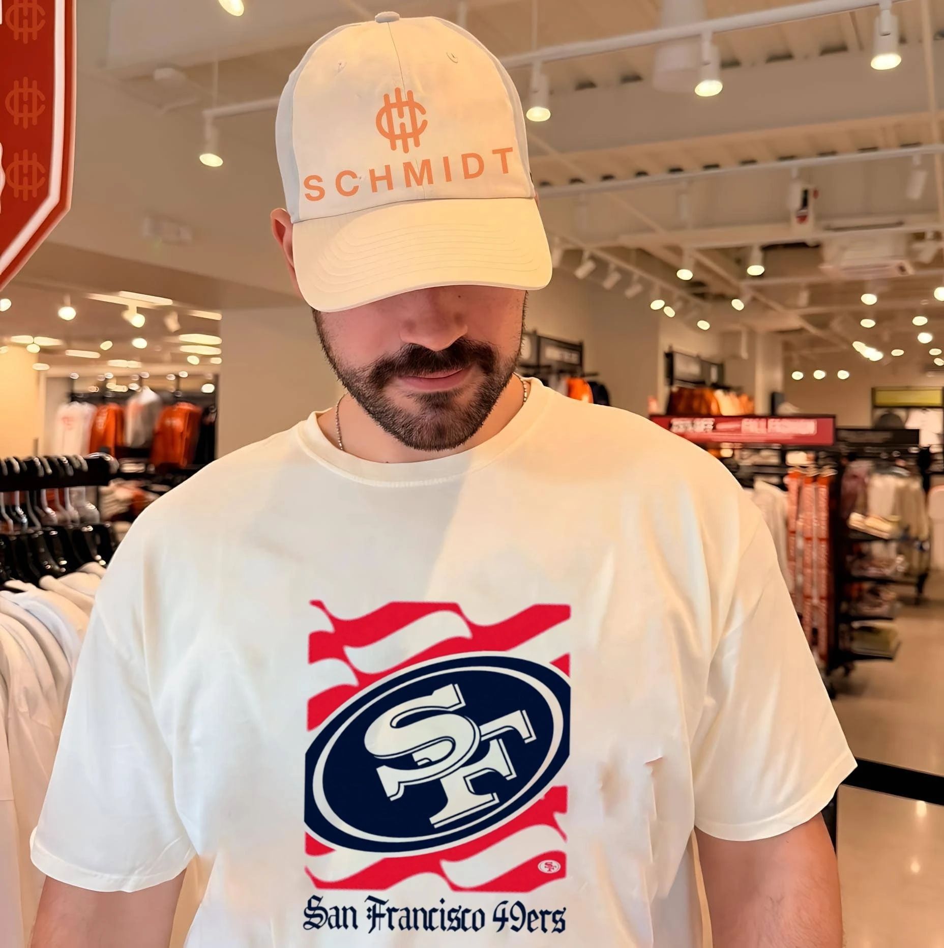 San Francisco 49ers American 250th Flag Heritage Wordmark shirt