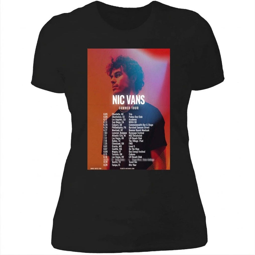 Nic Vans Tour 2026 Poster New Shirt