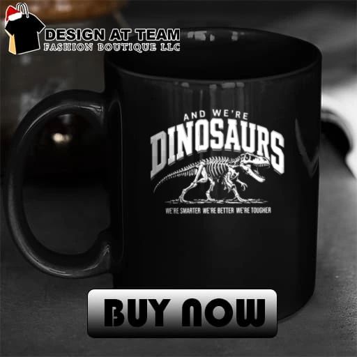Los Angeles Dodgers And We’re Dinosaurs T-Rex Skeleton Graphic t-shirt