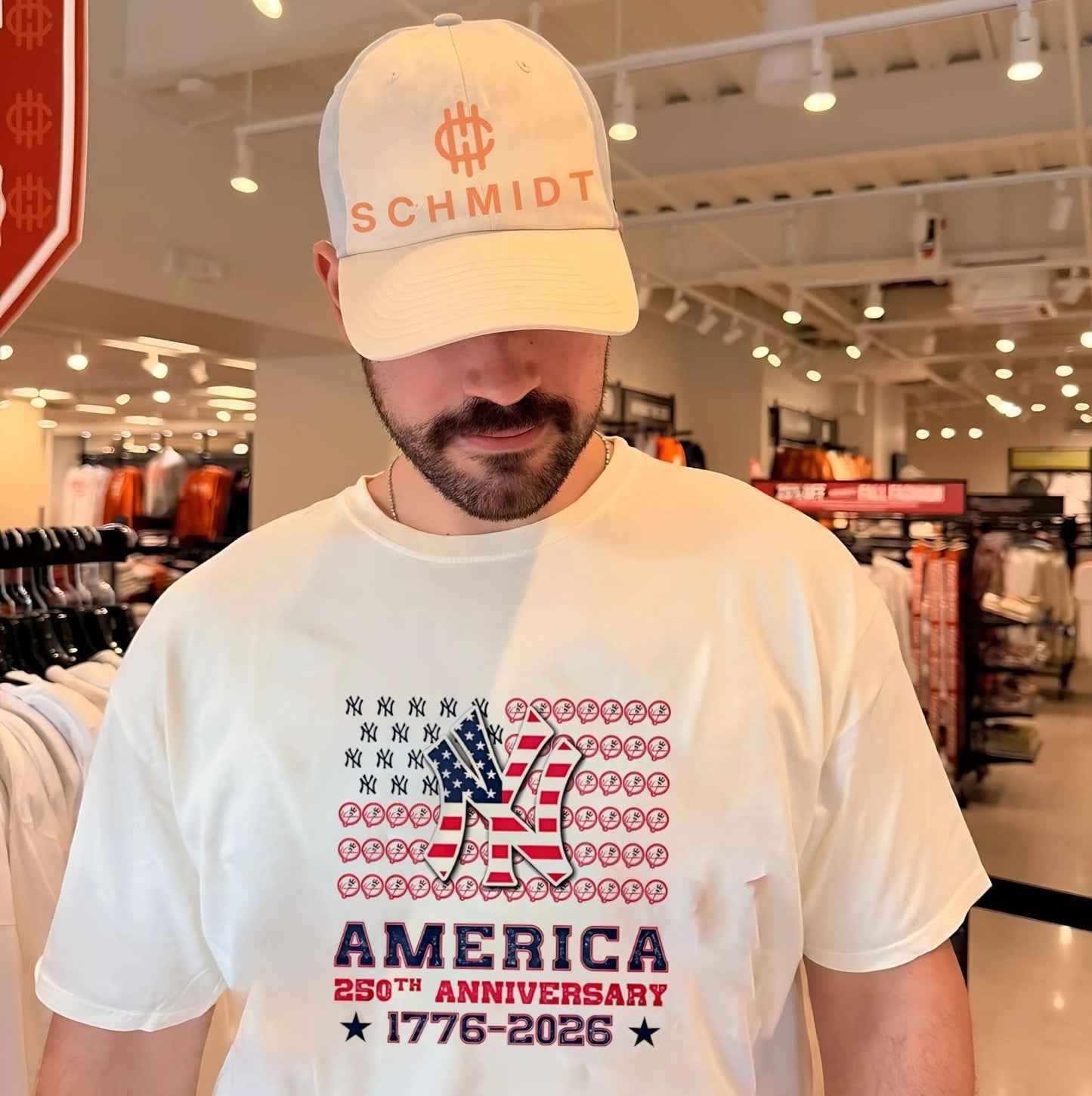 New York Yankees America 250th anniversary 1776 2026 graphic shirt