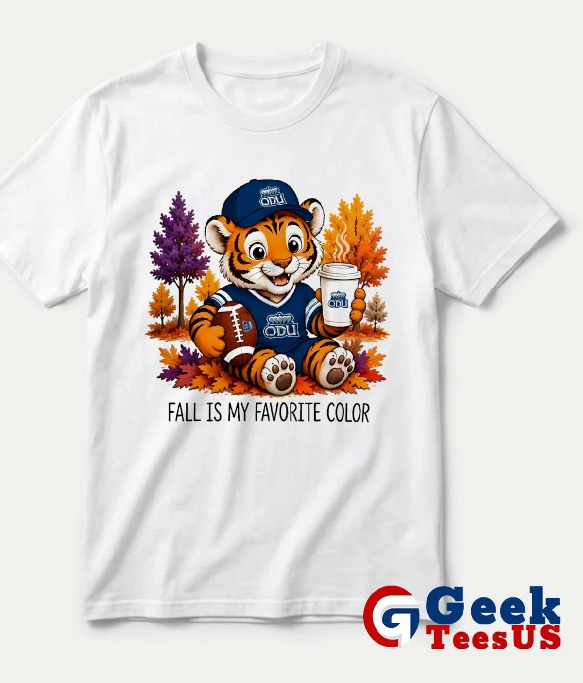 Old Dominion Monarchs Tiger Fall Is My Favorite Color College Football 2026 shirt