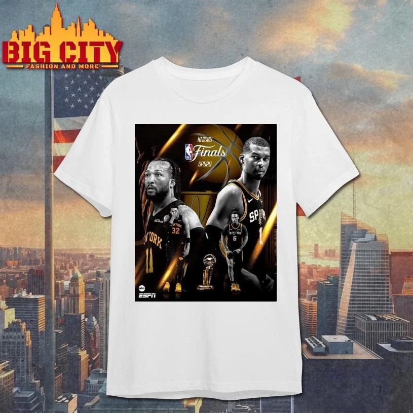 Knicks vs Spurs NBA Finals Championship Matchup Poster Shirt