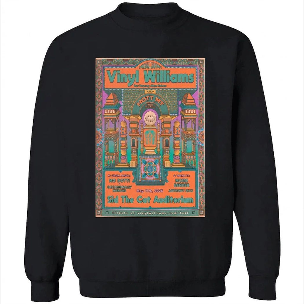 Vinyl Williams South Pasadena CA Sid The Cat Auditorium Show May 17 2026 Poster Shirt