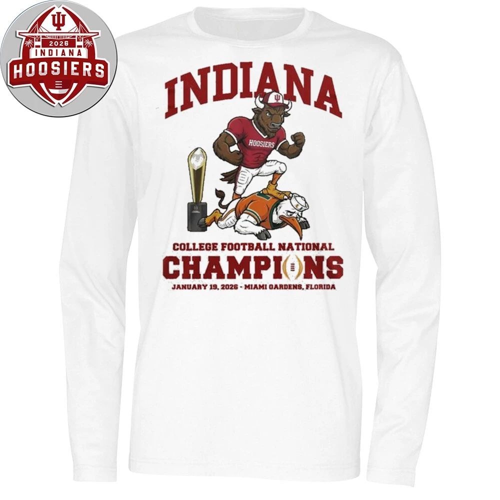Indiana College Football National Champions January 19 2026 Miami Gardens Florida T-Shirt