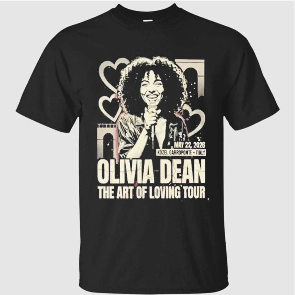 Olivia Dean The Art Of Loving Tour May 22 2026 Kozel Carroponte Italy Vintage Bootleg Shirt