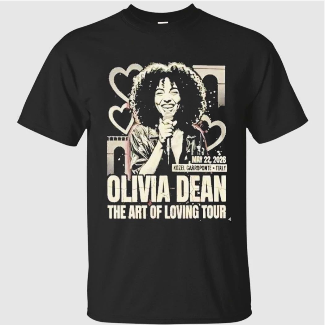 Olivia Dean The Art Of Loving Tour May 22 2026 Kozel Carroponte Italy Vintage Bootleg Shirt