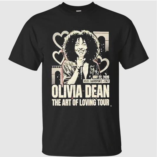Olivia Dean The Art Of Loving Tour May 22 2026 Kozel Carroponte Italy Vintage Bootleg Shirt