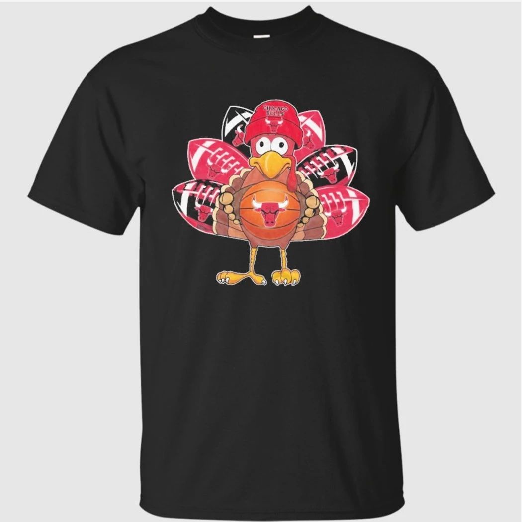 Chicago Bulls Thanksgiving Graphic Shirt