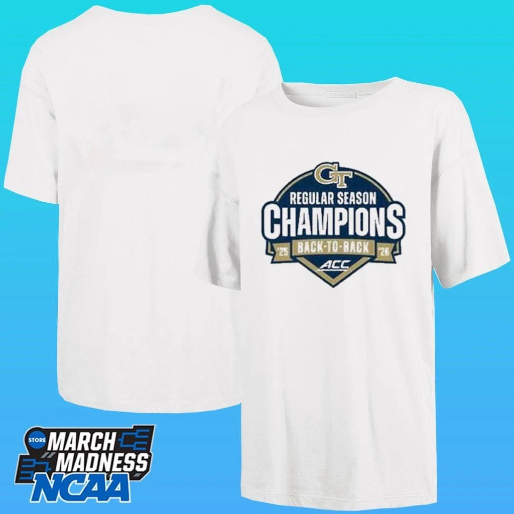 Georgia Tech Baseball Back-to-back Acc Champions Shirt