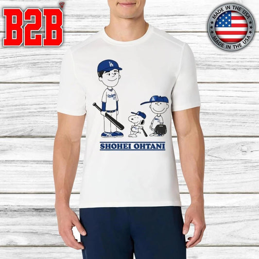 Peanuts Snoopy Shohei Ohtani Los Angeles Dodgers Shirt