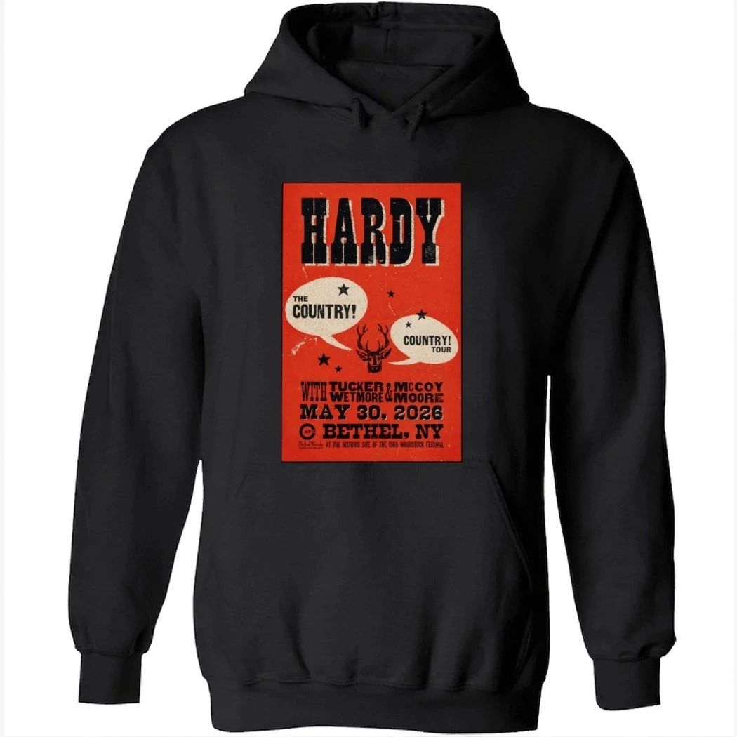 HARDY Bethel, New York May 30 2026 Poster Shirt