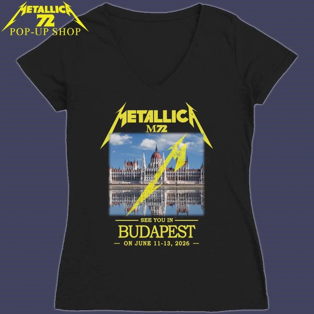 Metallica M72 See You In Budapest On June 11-13, 2026 T-Shirt