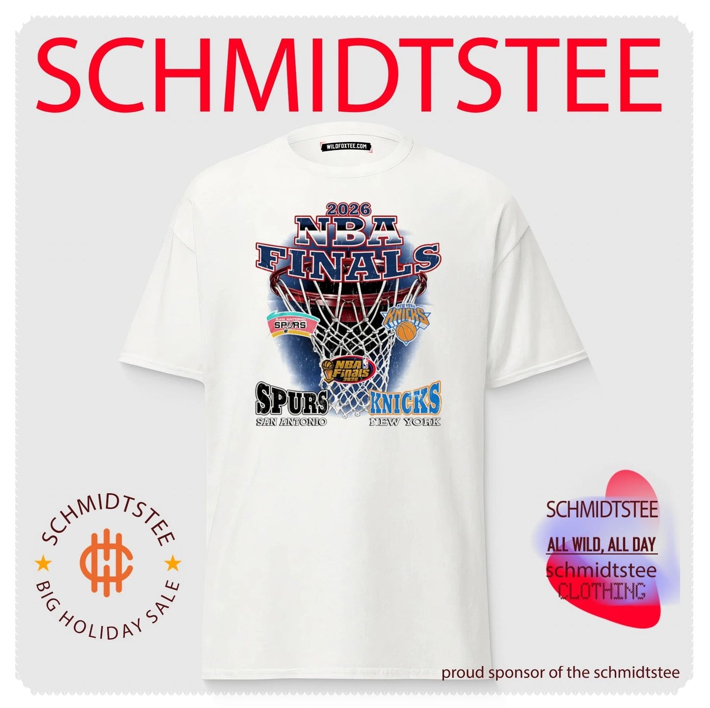 New York vs San Antonio 2026 Finals basketball logo shirt