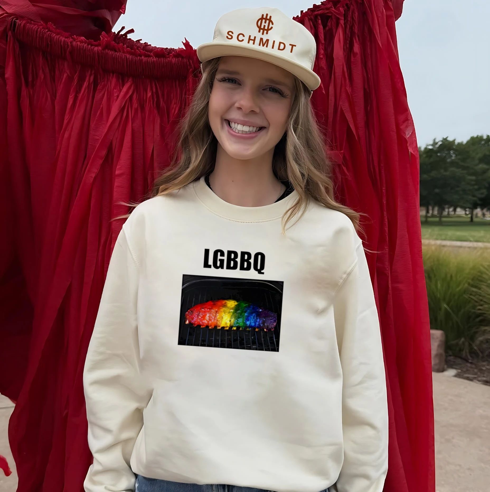 LGBBQ LGBTQ BBQ funny shirt
