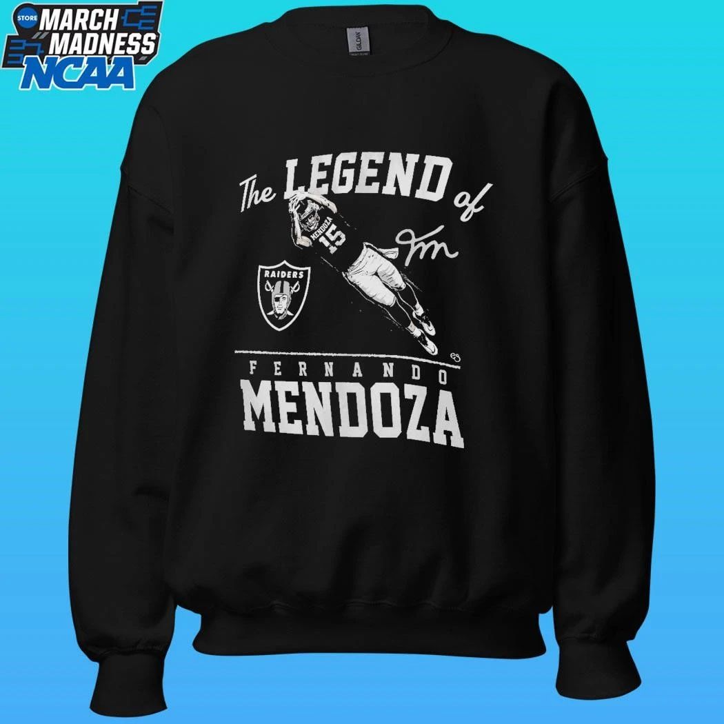 The Legend Of Fernando Mendoza Las Vegas Raiders Shirt