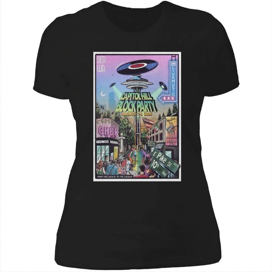 Capitol Hill Block Party Seattle WA 8-9-2026 Poster Shirt