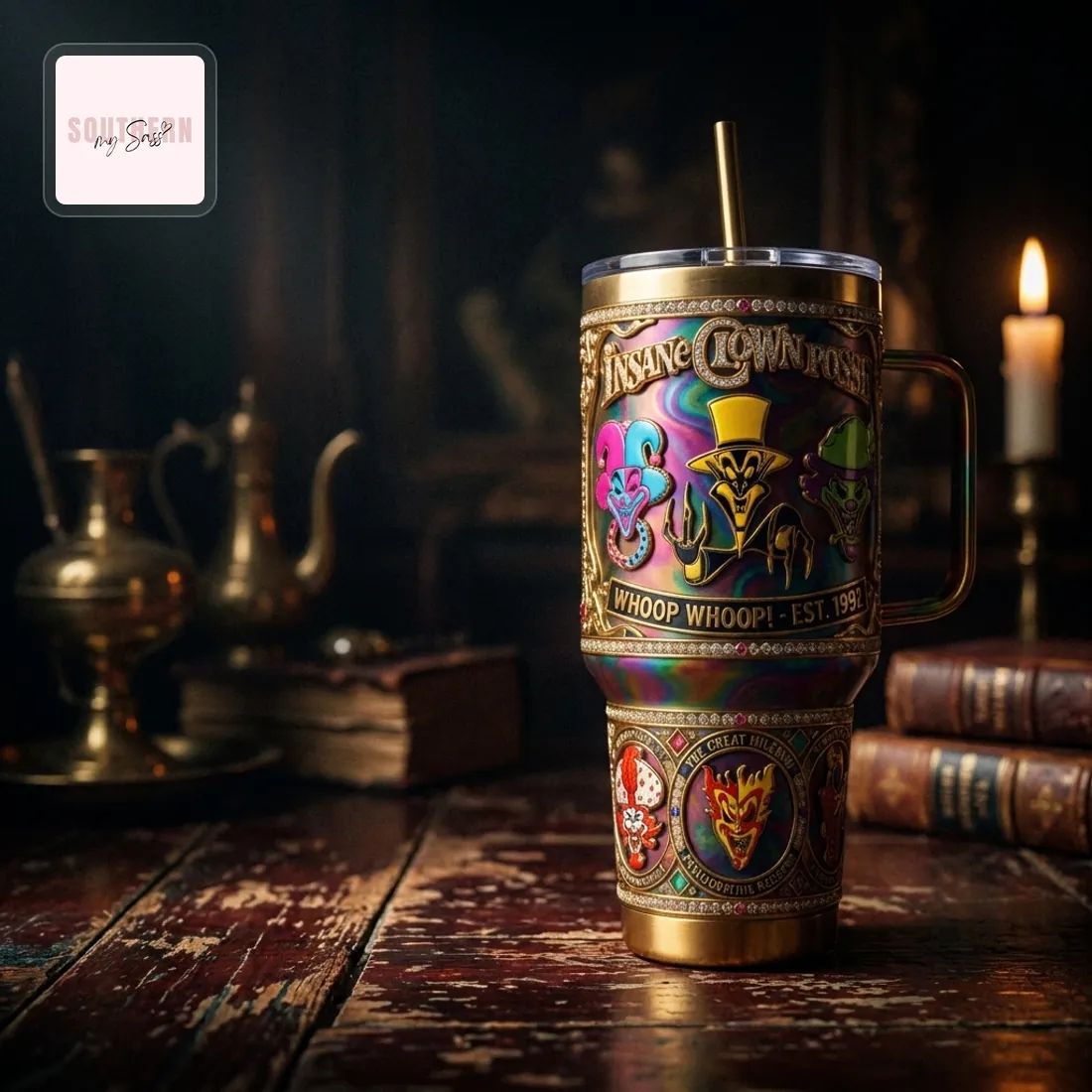 Insane Clown Posse ICP Fan Art Insulated Tumbler with Handle
