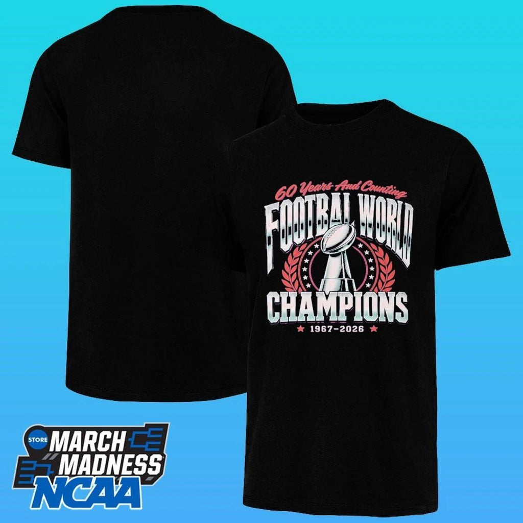 60 Years And Counting Football World Champions 1967-2026 Shirt