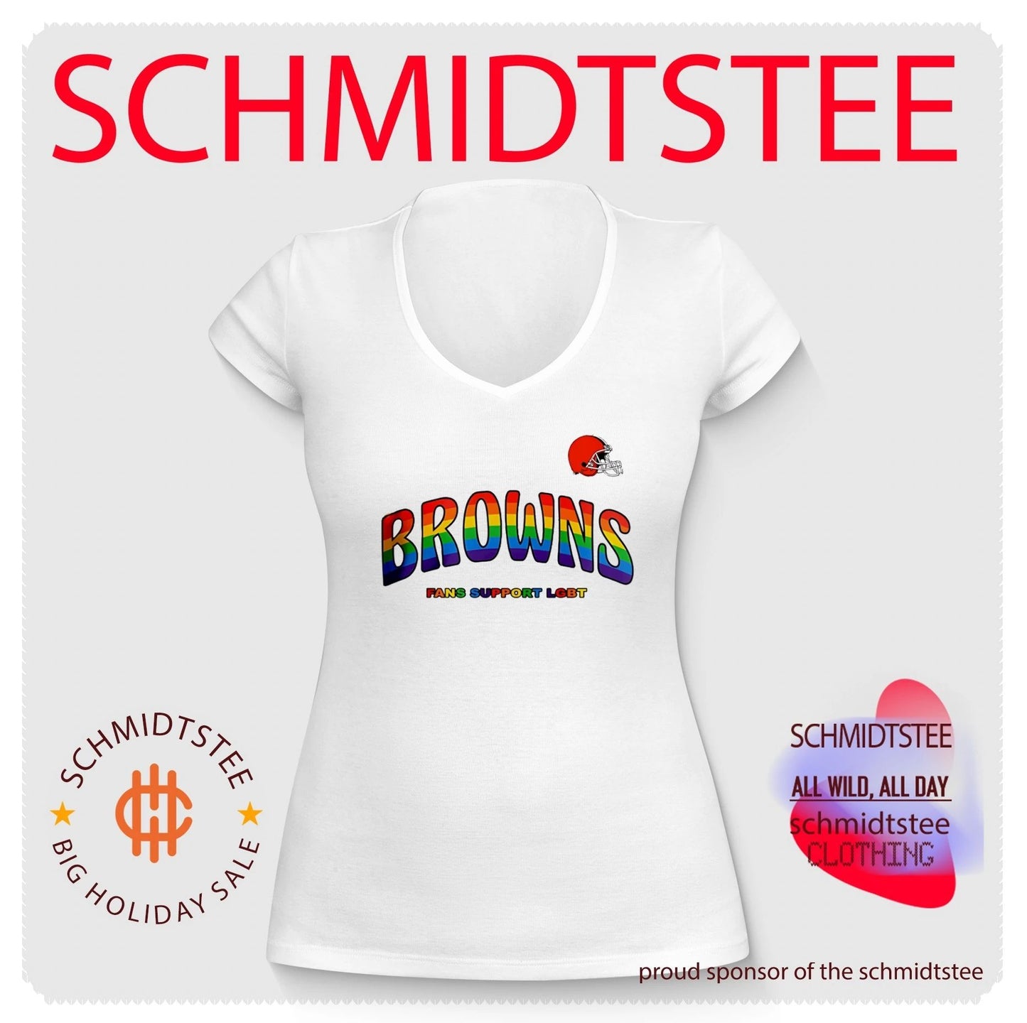 Cleveland Browns Fans Support LGBT Pride Month shirt