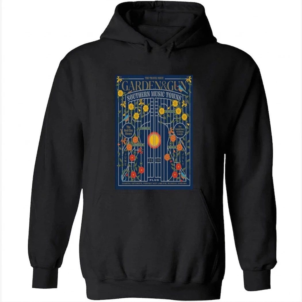 Garden And Gun Southern Music Towns June-July 2026 Tour Poster Shirt