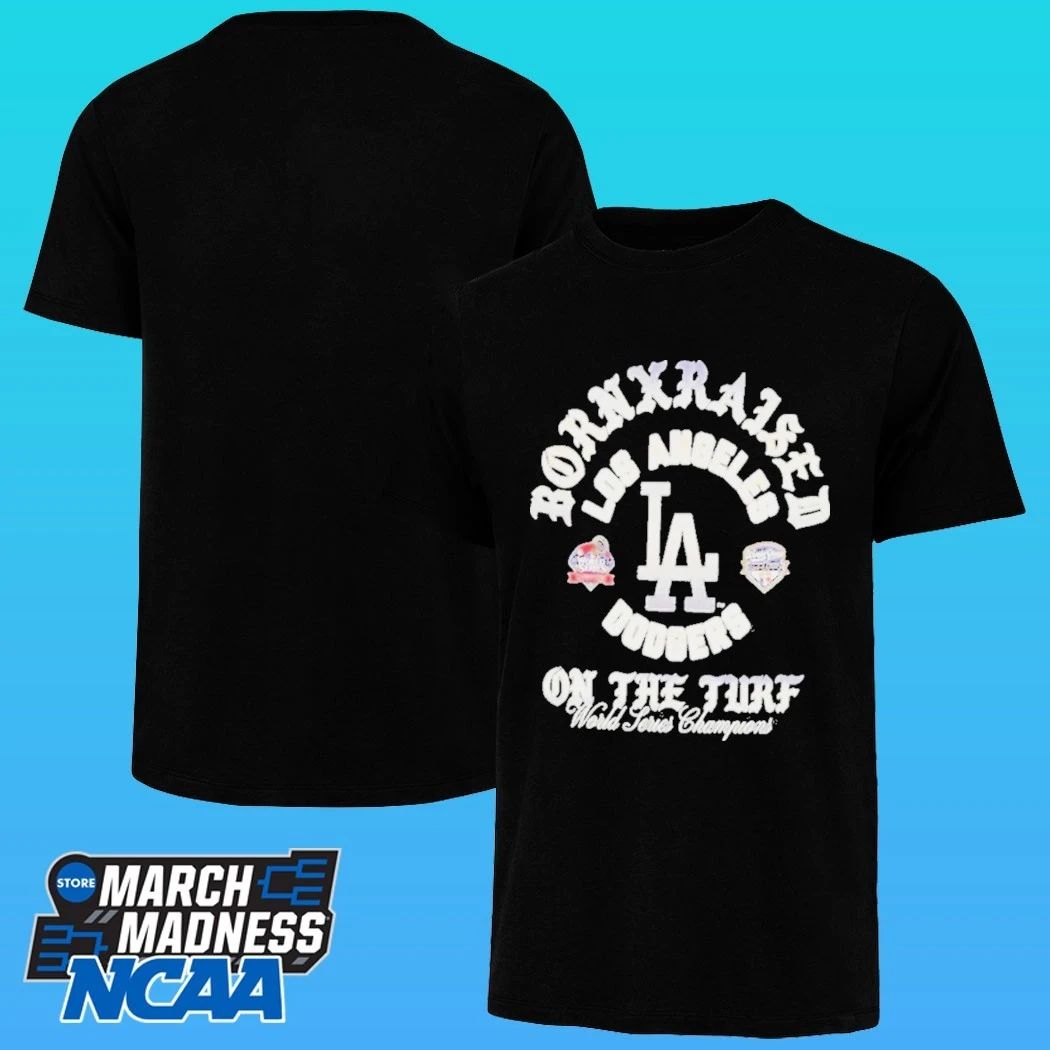 Los Angeles Dodgers Born X Raised On The Turf Shirt