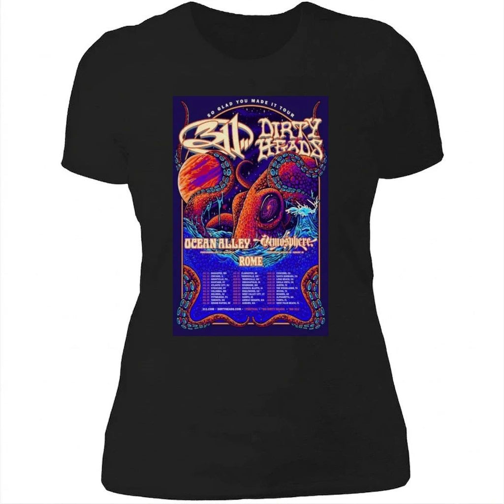 311 x Dirty Heads Bring “So Glad You Made It Tour Poster Shirt