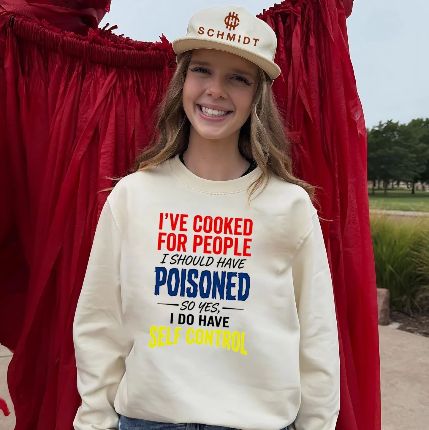 I’ve cooked for people I should have poisoned so yes simple text shirt