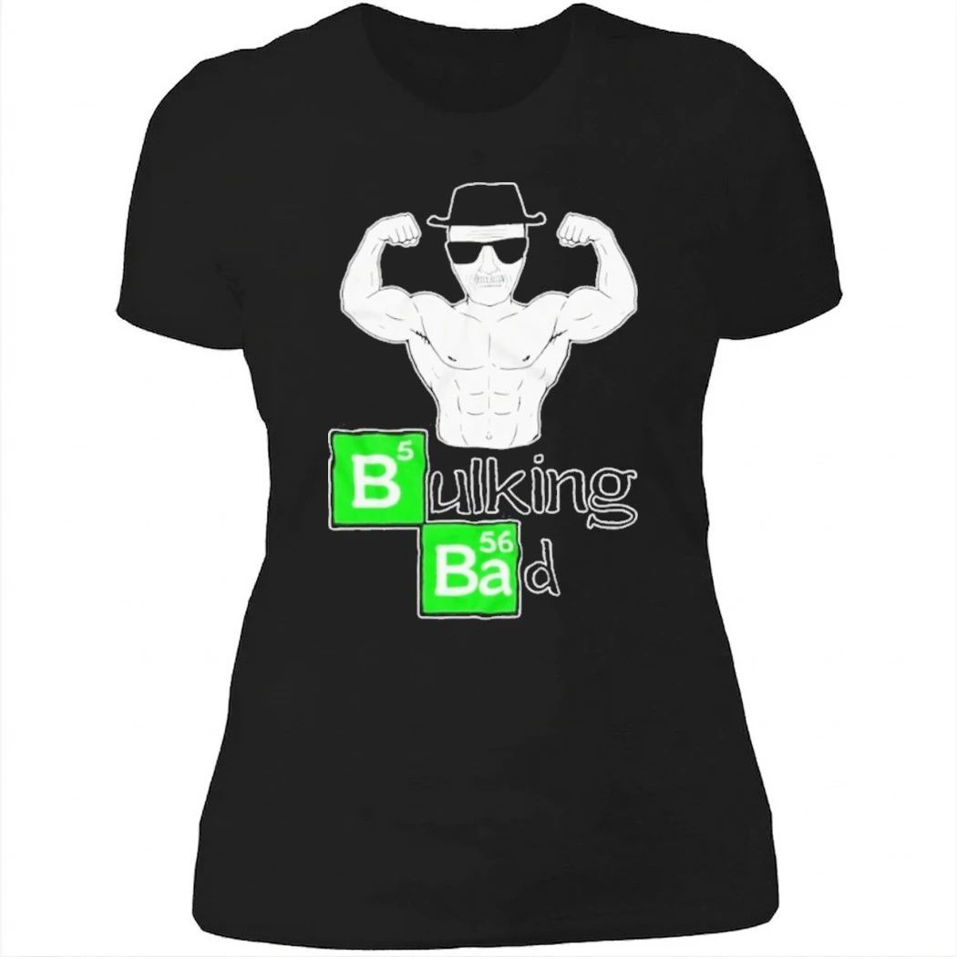 Bulking Bad Cartoon Sunglasses Funny Gym Humor Shirt