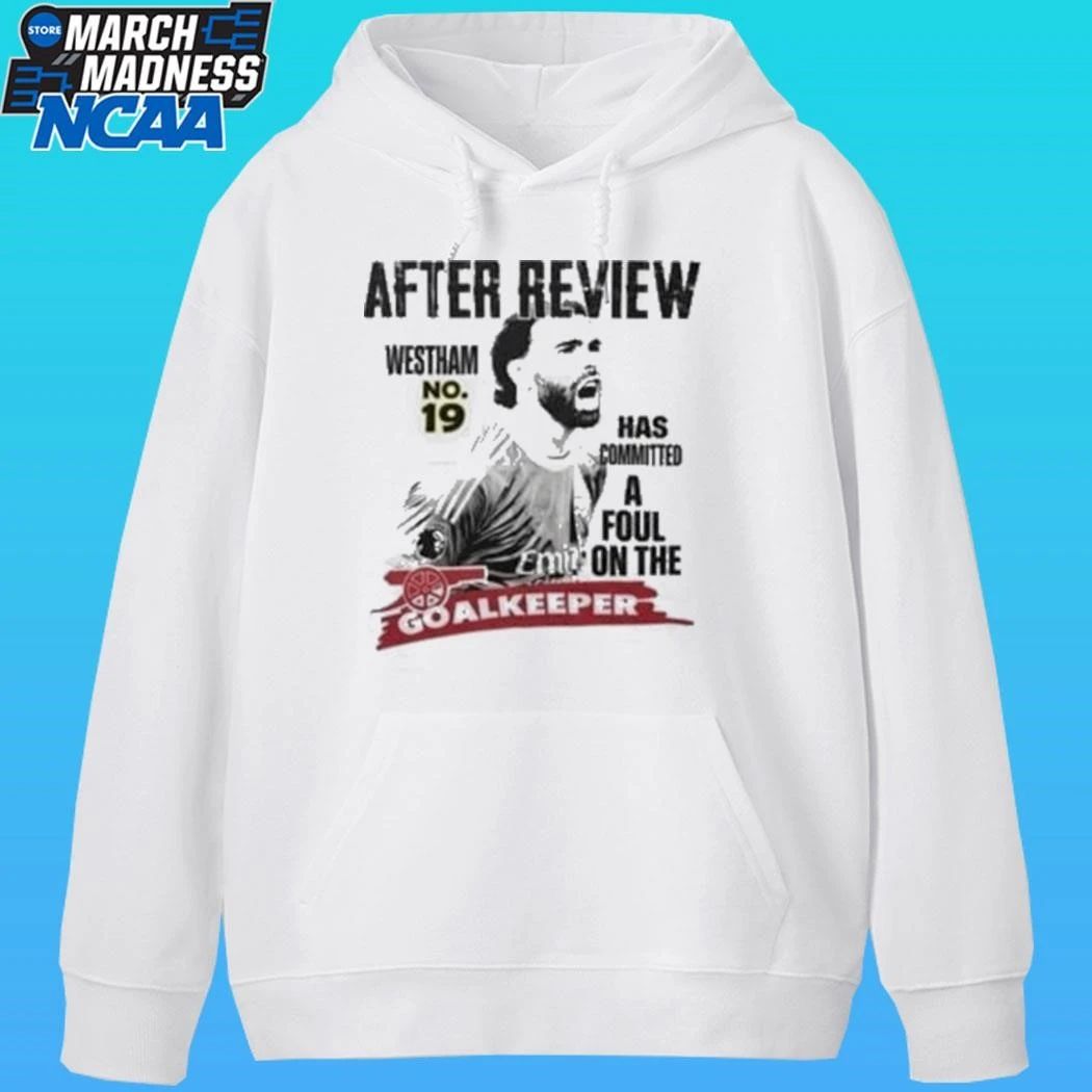 David Raya After Review Westham No 19 Has Committed A Foul Goalkeeper Shirt