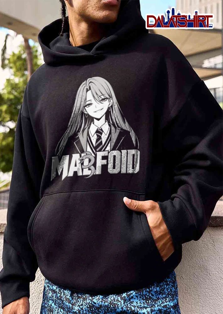 Malfoid anime girl school uniform snake shirt