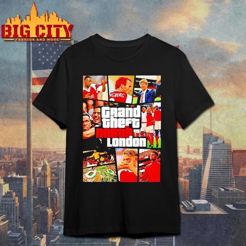 Arsenal Fc Grand Theft North London Premier League Champions 2025 26 Shirt