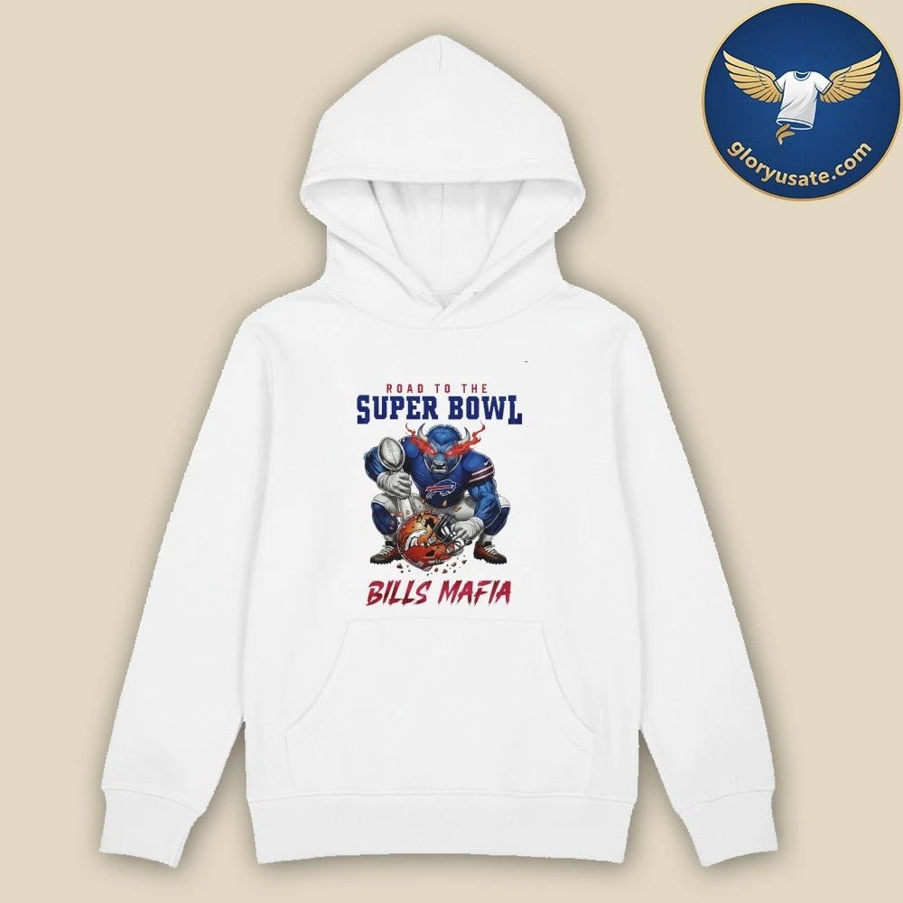 Buffalo Bills NFL Road To Super Bowl Mascot Shirt