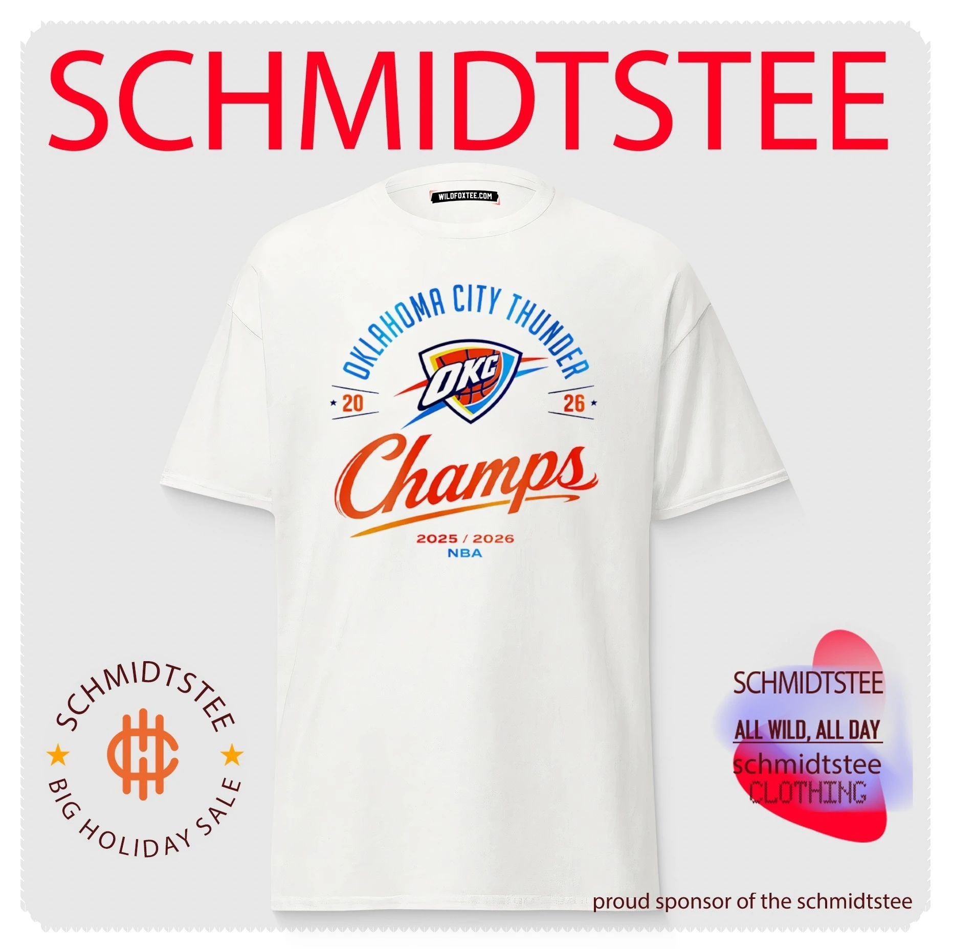 OKC Thunder 2025 2026 Western Champions classic shirt