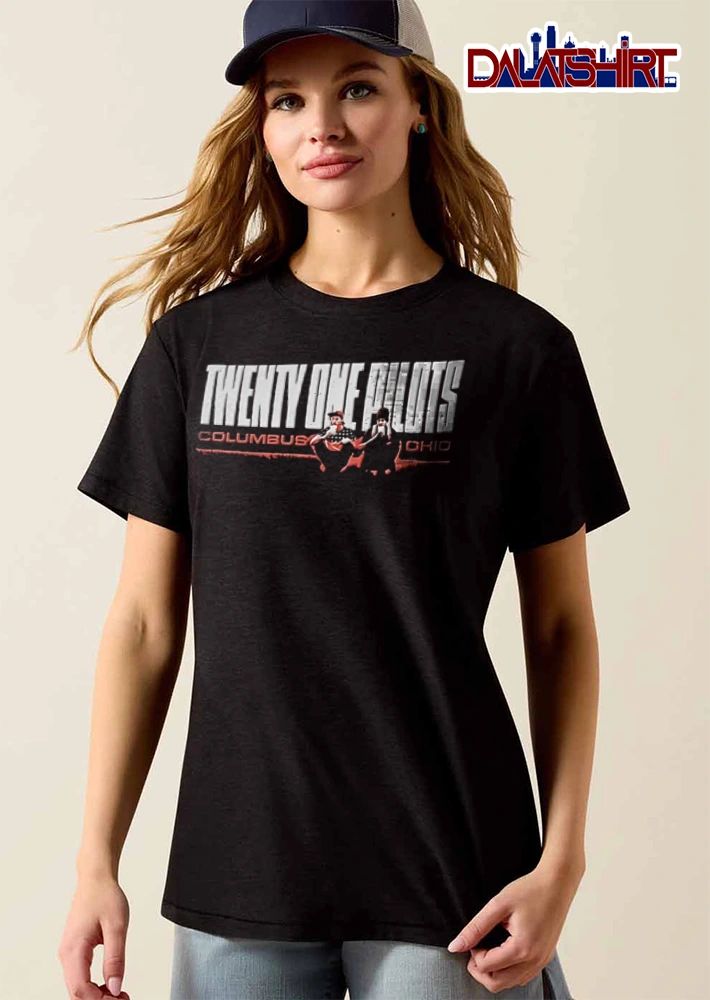 Twenty One Pilots two men sitting drinking coffee shirt