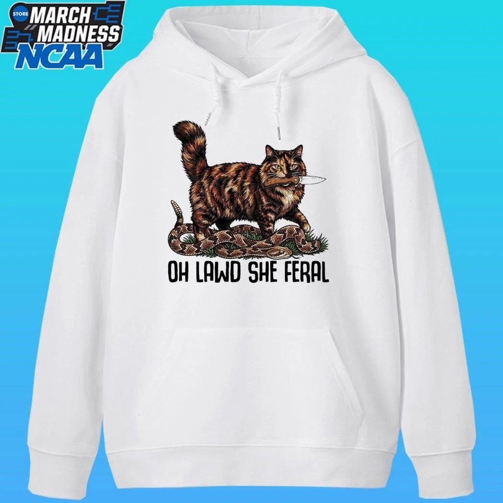 Oh Lawd She Feral Tortoiseshell Cat Shirt