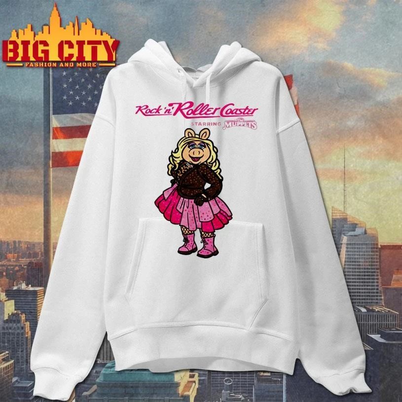 Miss Piggy Rockin’ Roller Coaster Rhinestone shirt