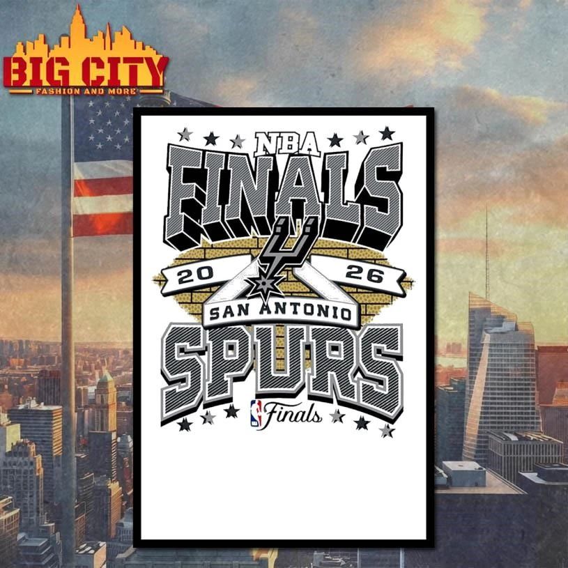 San Antonio Spurs Men’s ’47 Brand 2026 NBA Finals Court Franklin Shirt